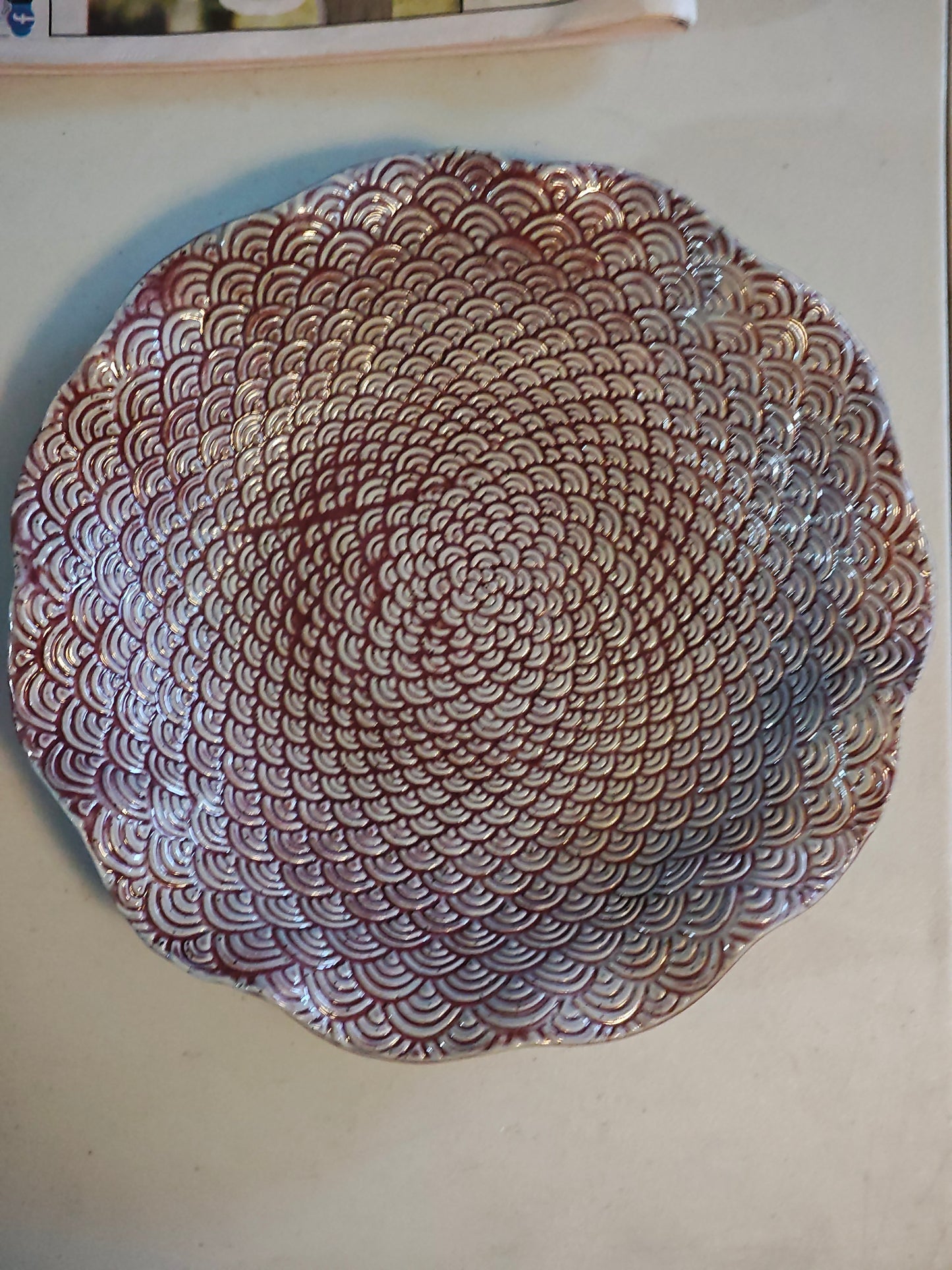 Purple Textured Bowl 1