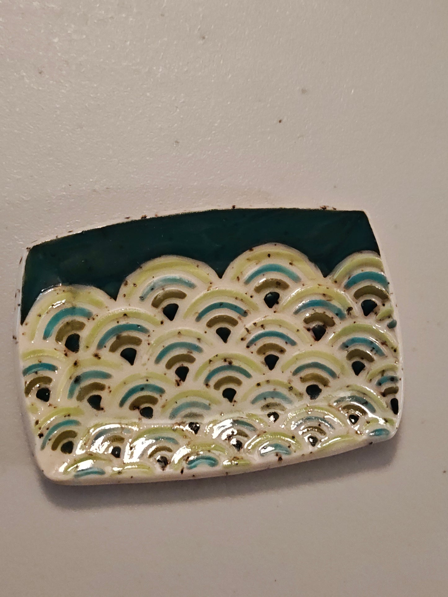 Green Wave Trinket Dish