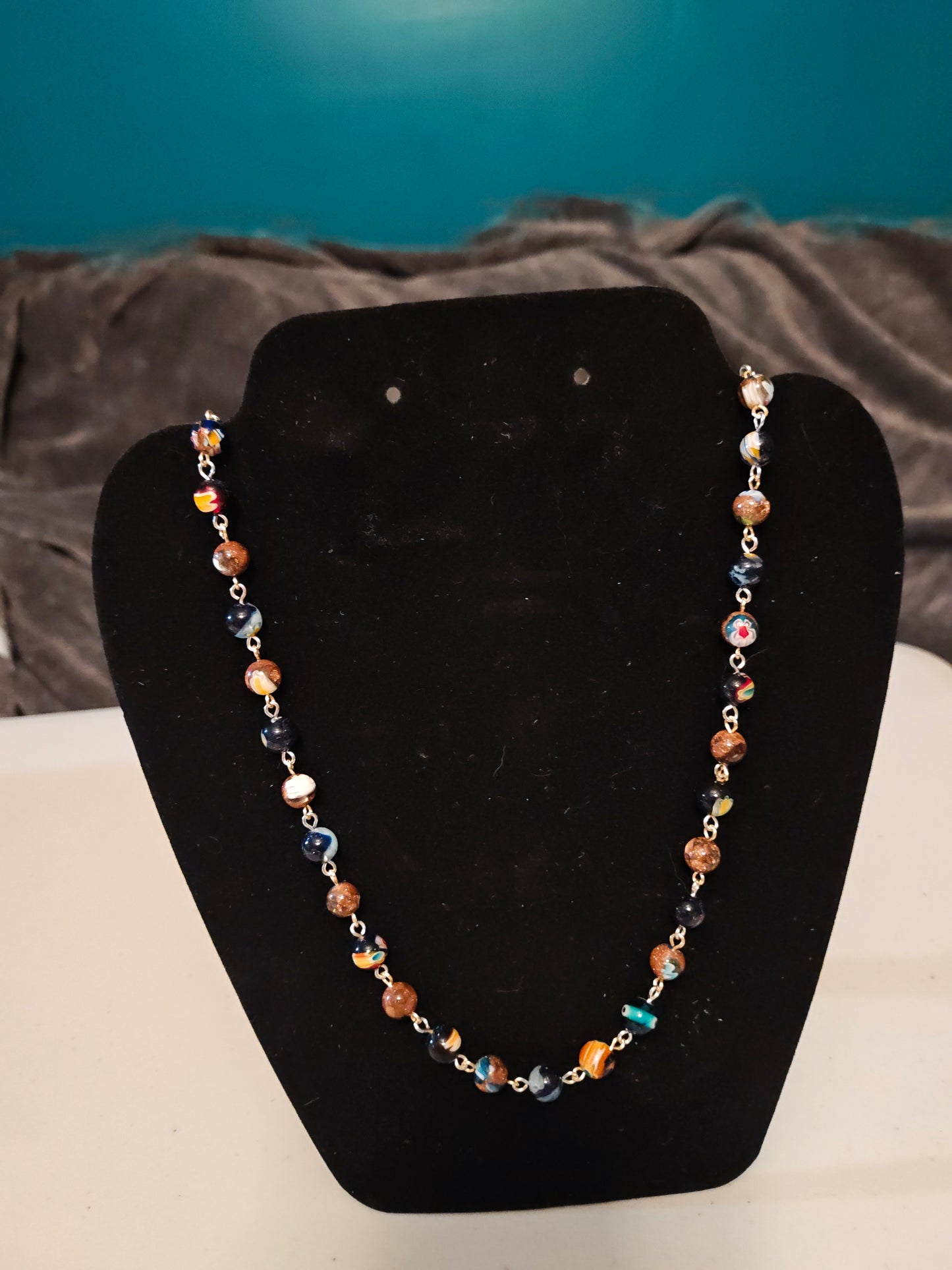 Multi Sandstone Necklace - C13
