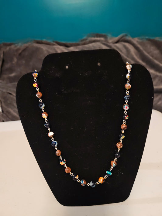 Multi Sandstone Necklace - C13