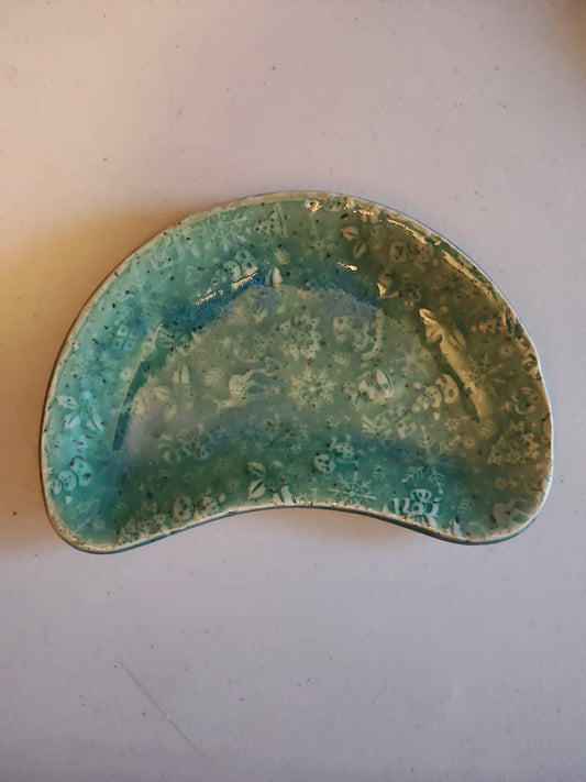 Bean Shaped Christmas Trinket Dish