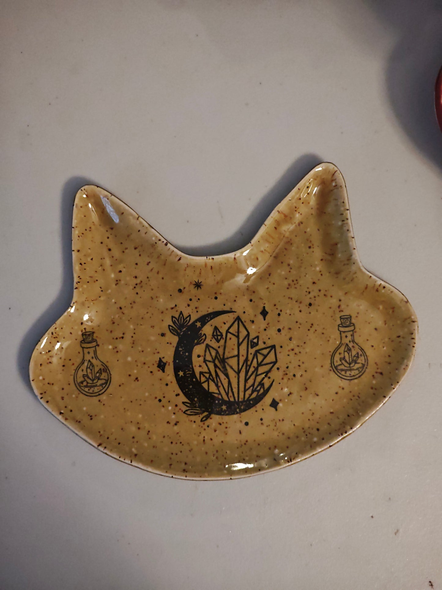 Cat shaped Trinket dish