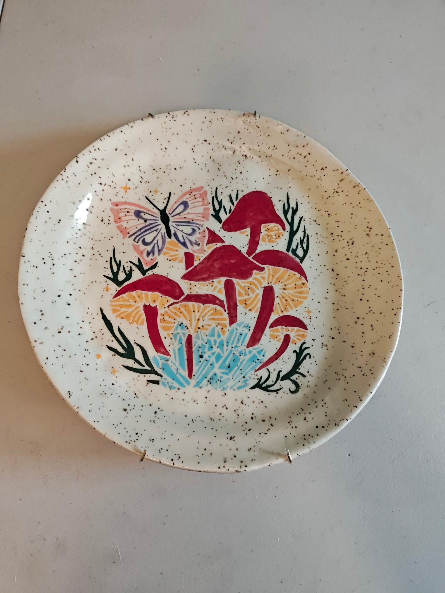 Round Mushroom Plate