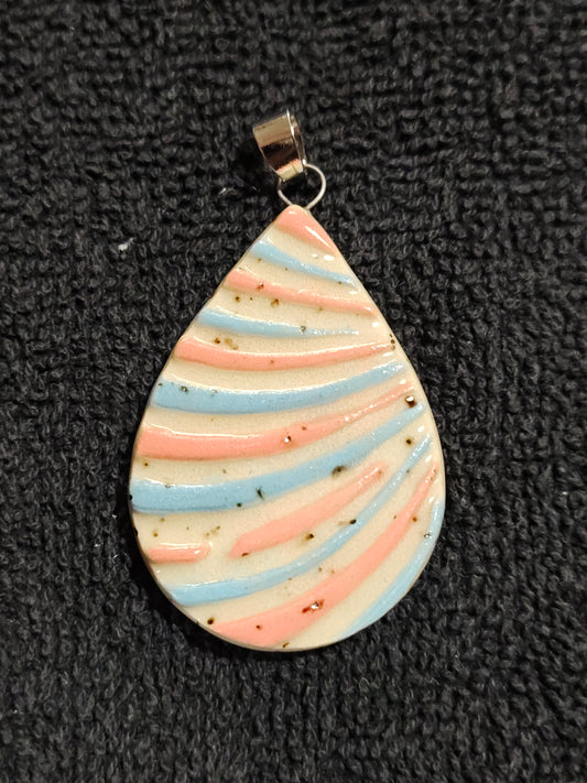 Pink and Blue Pendant - P108