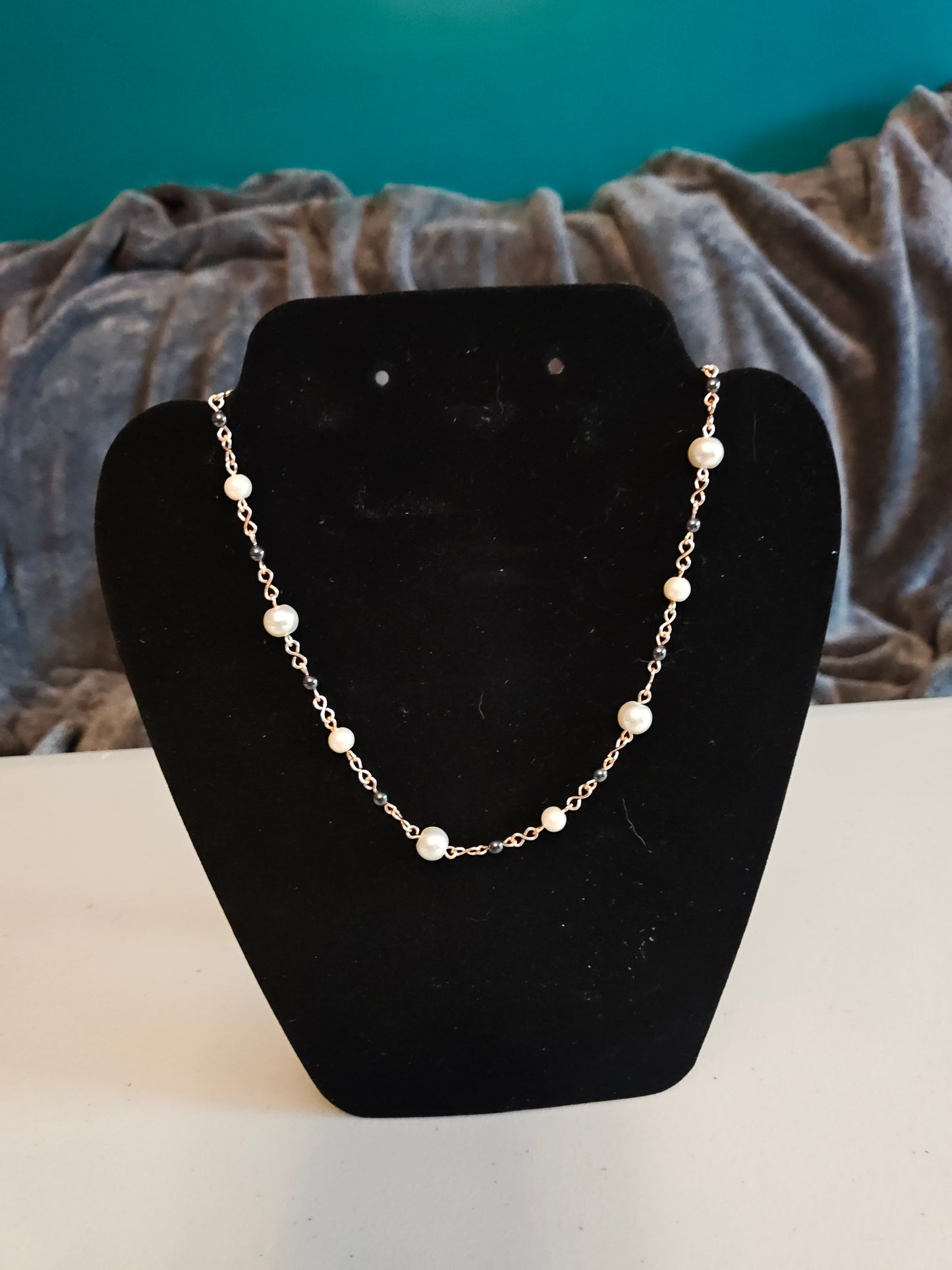 Glass Pearl Necklace - C33