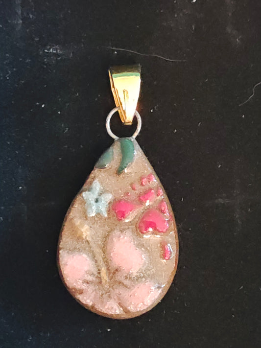 Multicolor Floral Pendant - P20