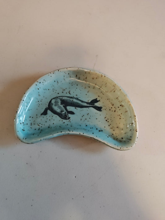 Bean Shaped Seal Trinket Dish