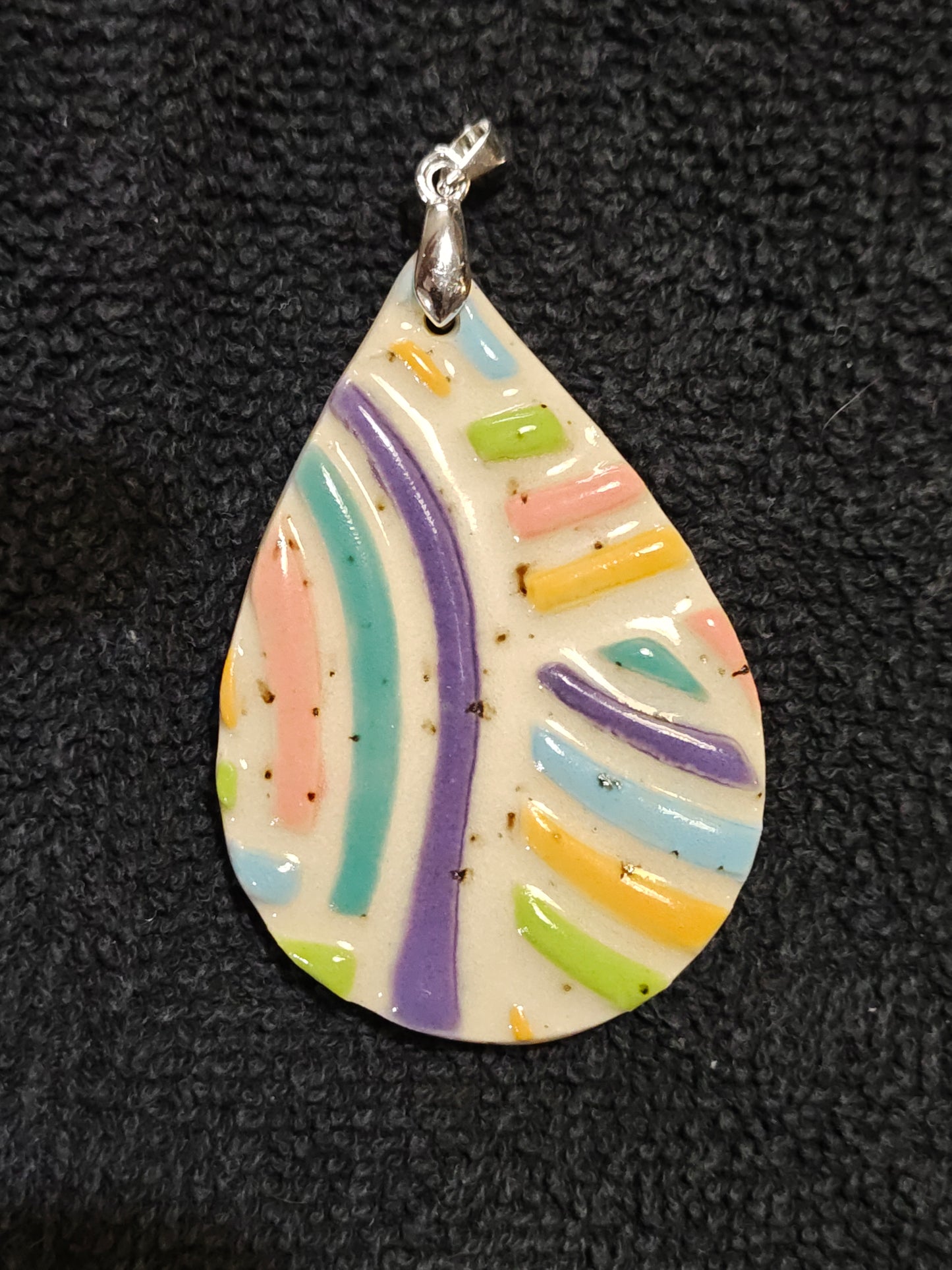 Multicolor Stripe Pendant - P112