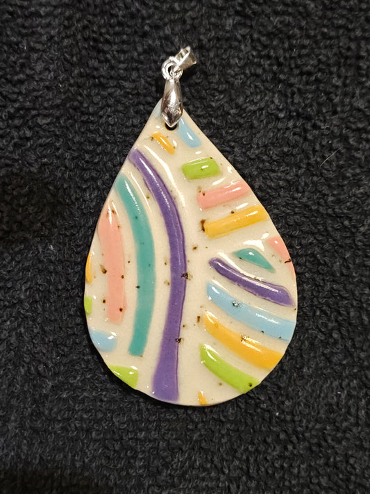 Multicolor Stripe Pendant - P112