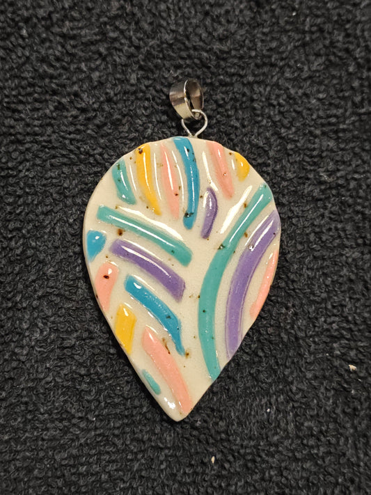 Multicolor Stripe Pendant - P115