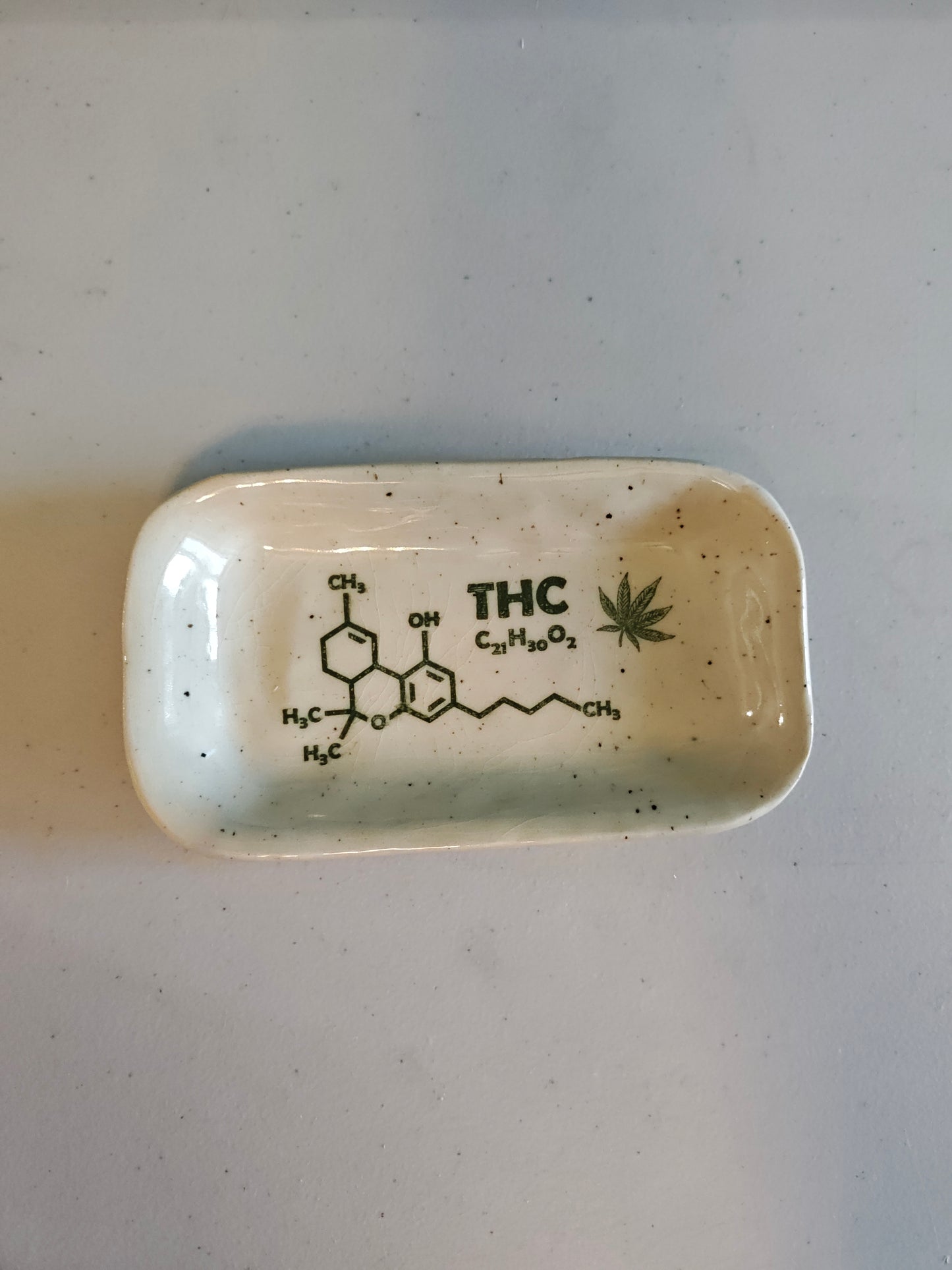 Green THC Trinket Dish
