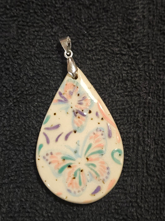 Pastel Butterfly Pendant - P123