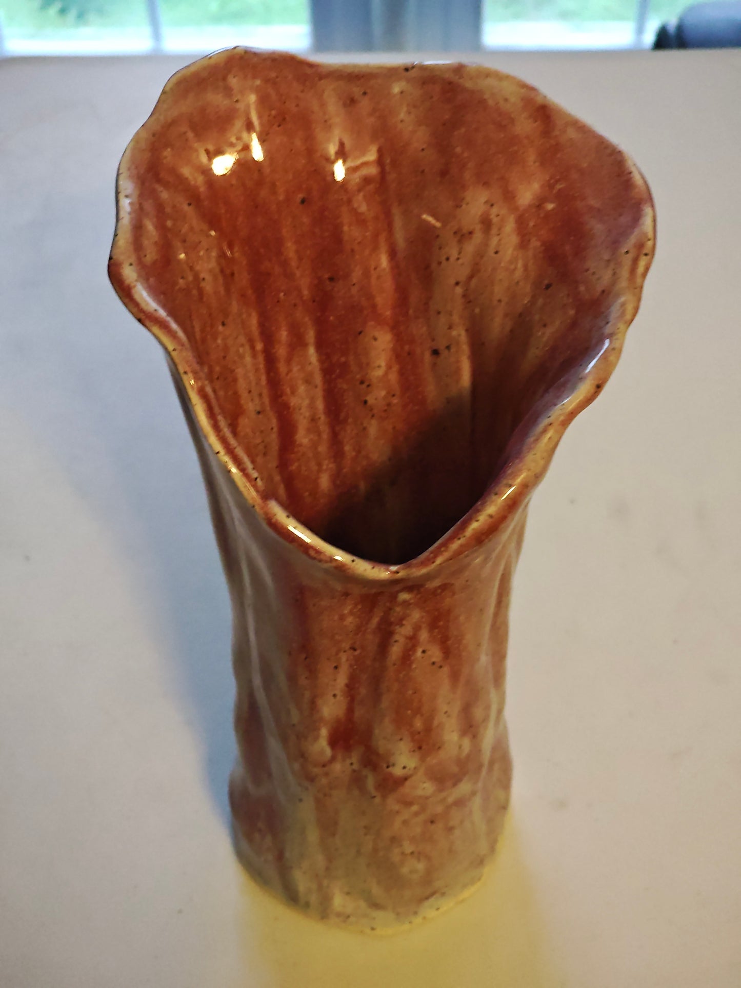 Purple Free Form Vase