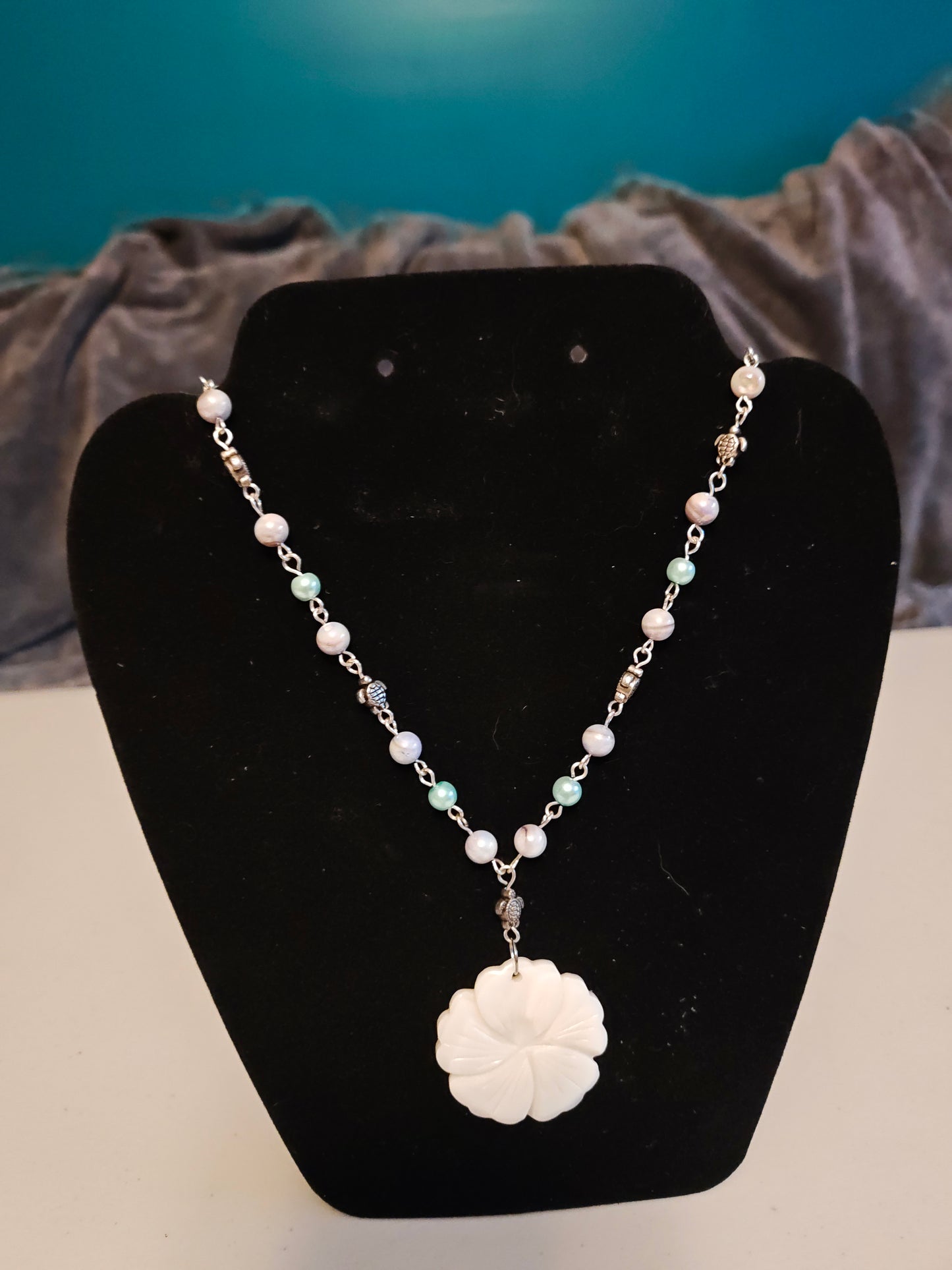 Shell Flower Necklace - C55