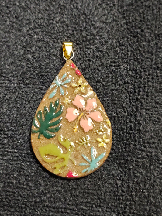 Floral Pattern Pendant - P85