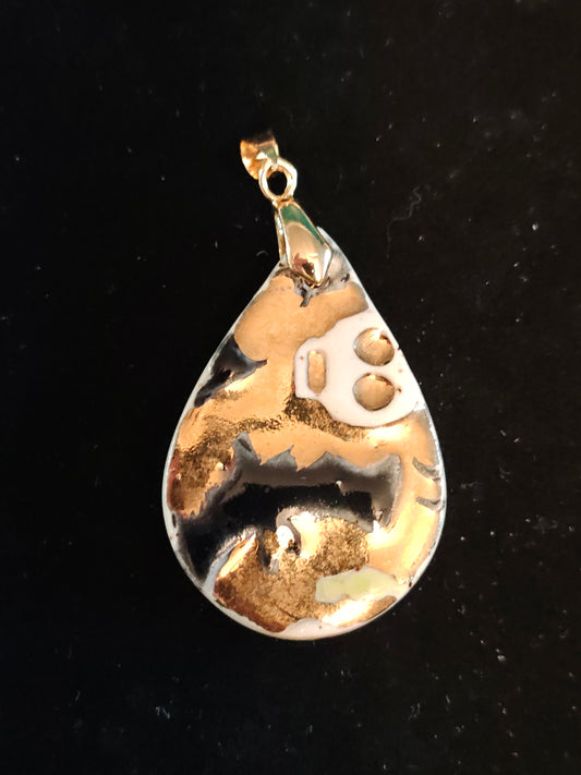 Gold Halloween Pendant - P69