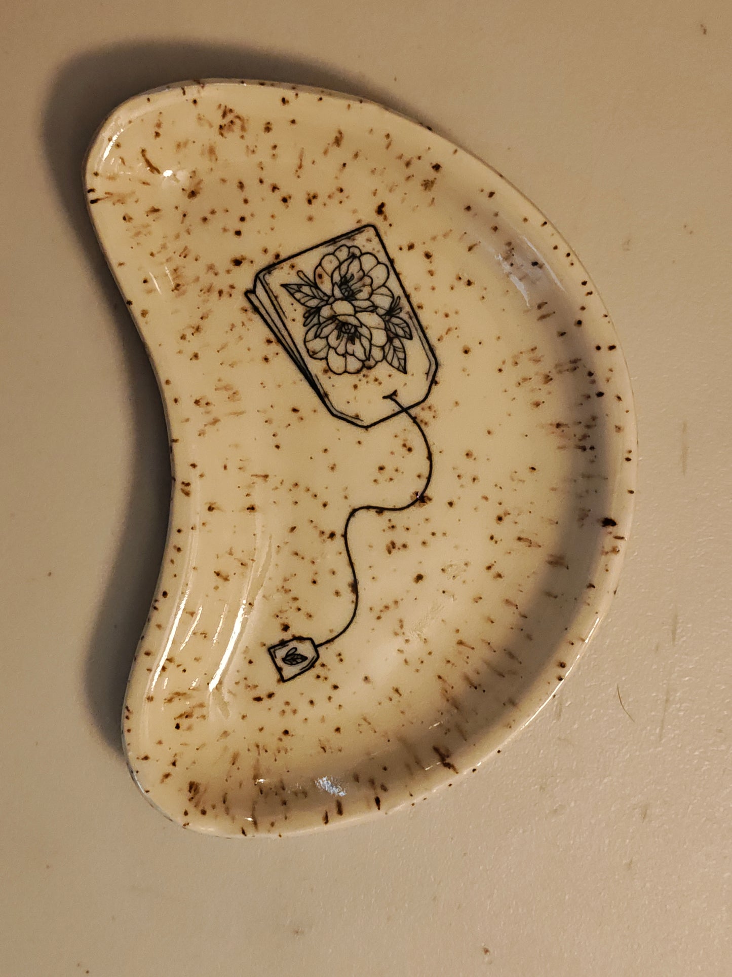 Bean Shaped Teabag Trinket Dish 2