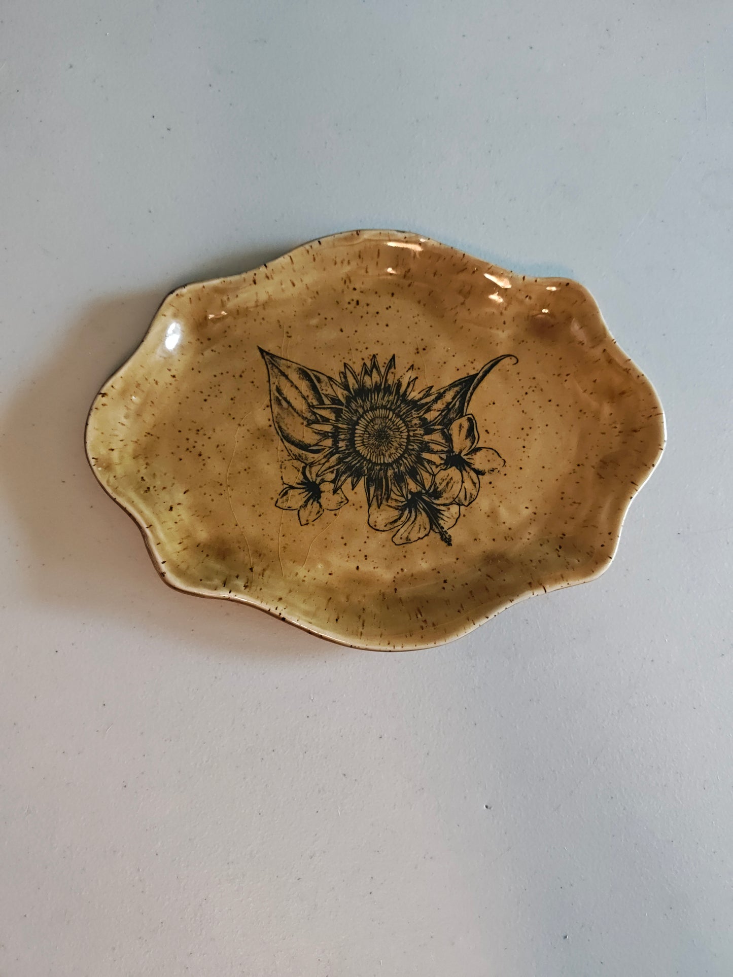 Sunflower Plate