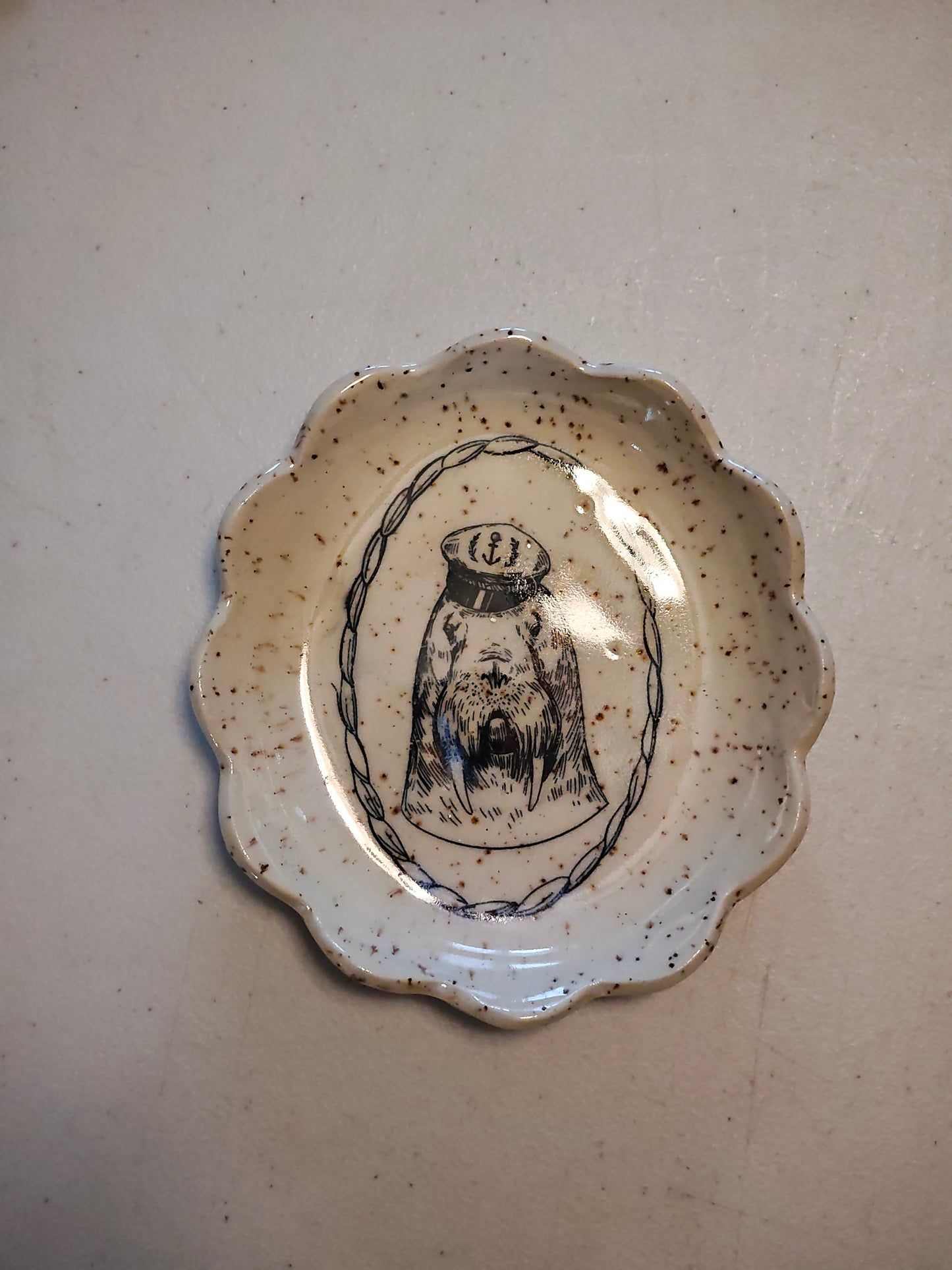 Walrus Captain Trinket Dish