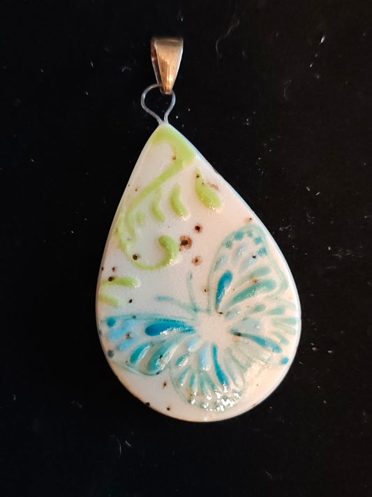 Blue Butterfly Pendant - P60