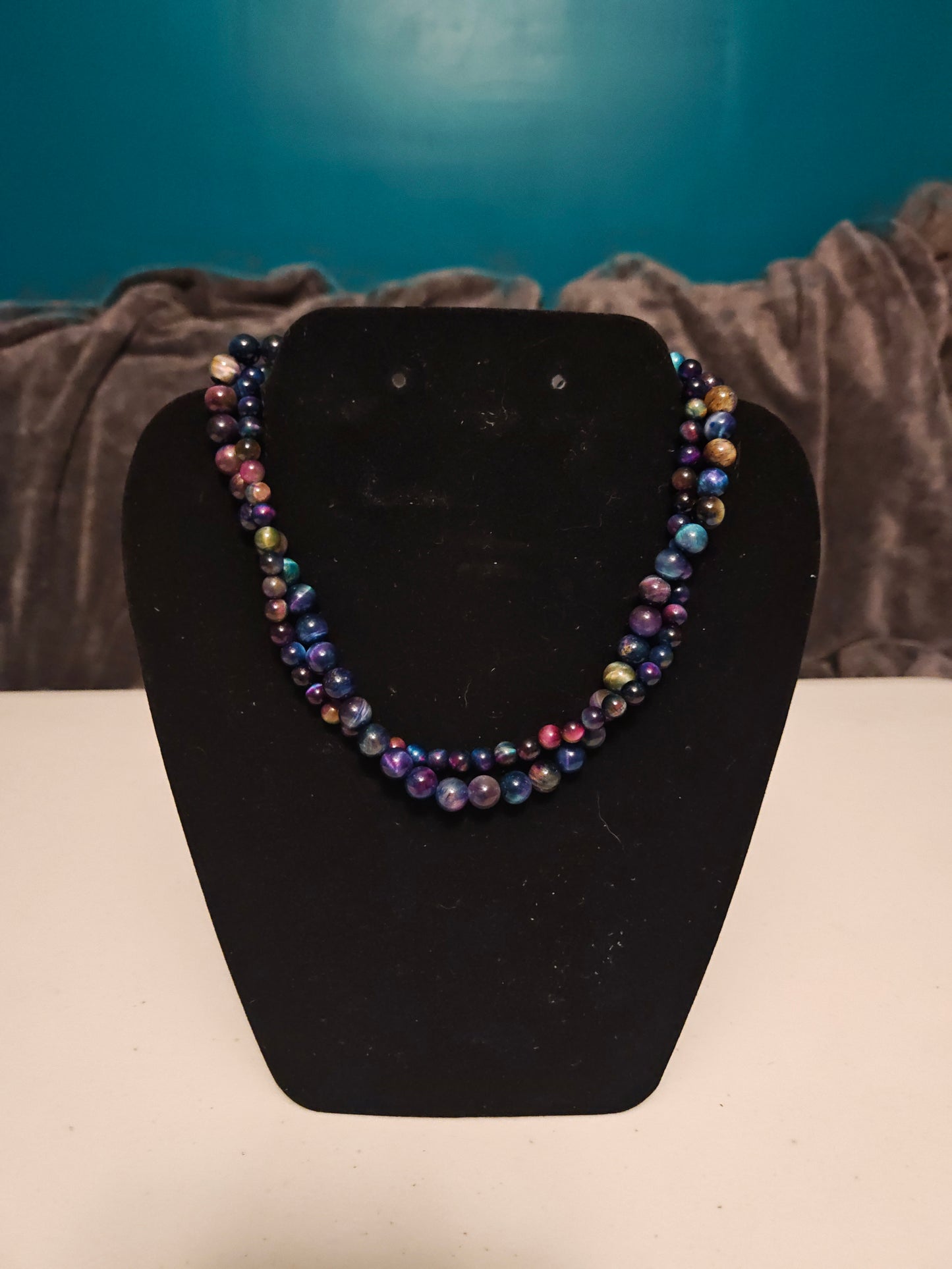 Two Strand Tigereye Necklace - S4