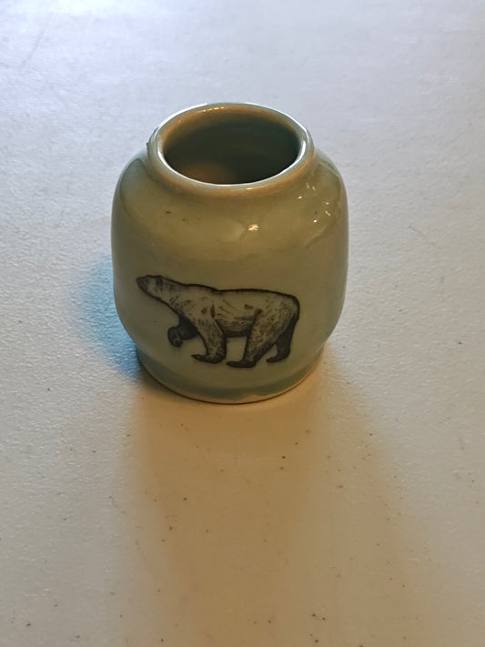 Small Polar Bear Pot