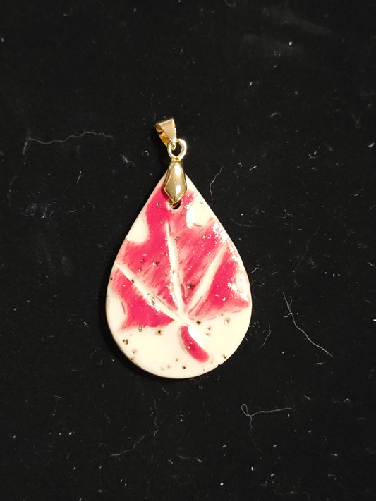Red Leaf Pendant