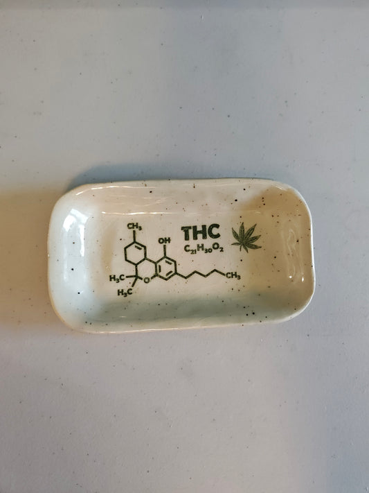 Green THC Trinket Dish