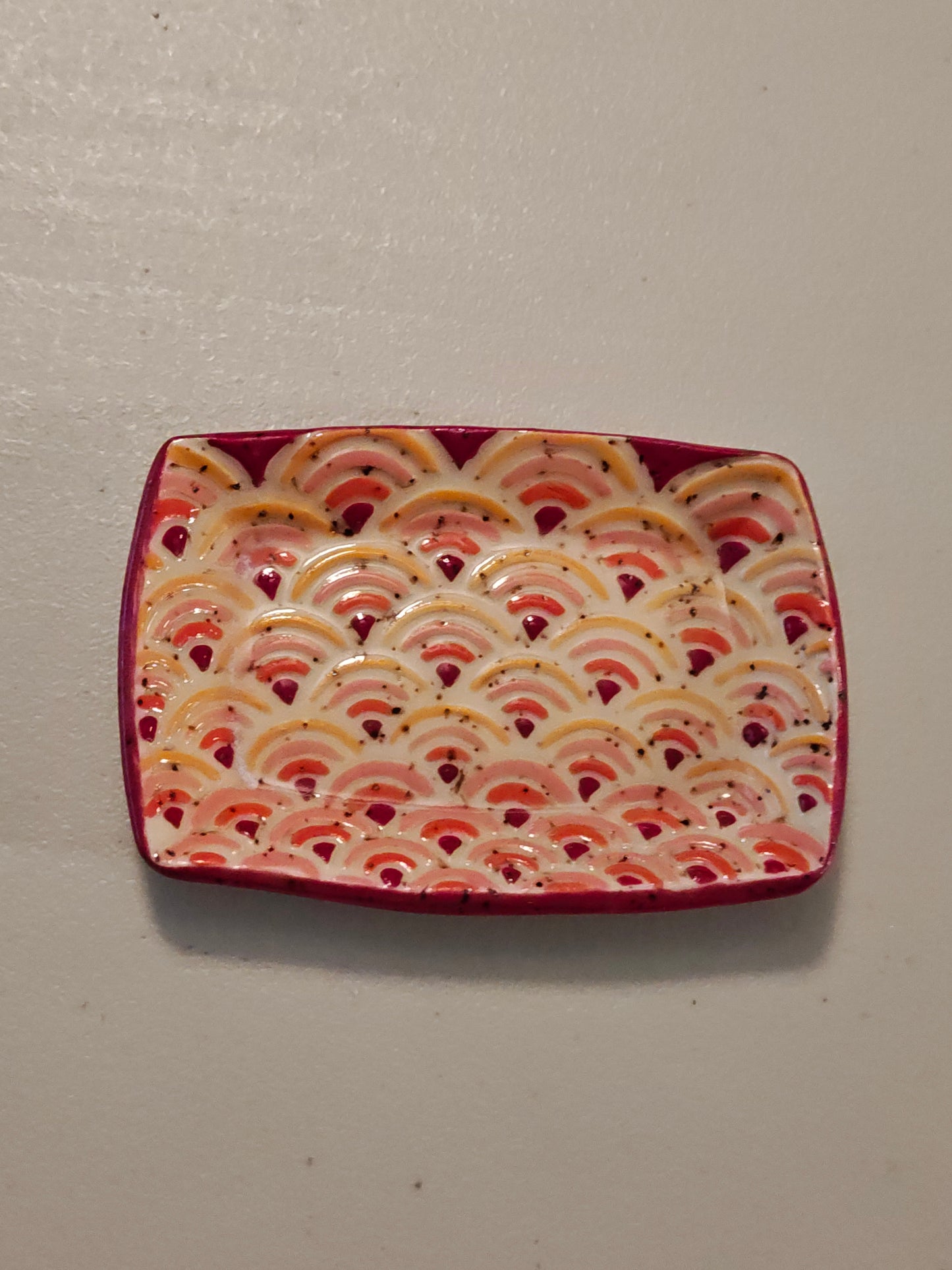 Red Wave Trinket Dish